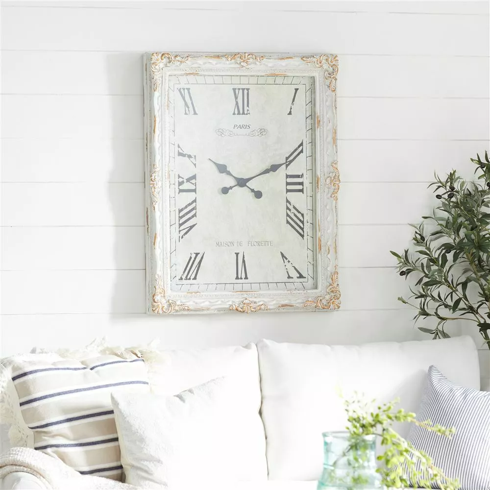 Grayson Lane Analog Rectangle Wall Standard Clock - 36-in X 27-in 1 Grayson Lane Analog Rectangle Wall Standard Clock - 36-in X 27-in