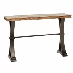 Grayson Lane Grayson Lane 31-in X 51-in Industrial Console Table - Brown Wood 13 Grayson Lane Grayson Lane 31-in X 51-in Industrial Console Table - Brown Wood -GRAYSON LANE SHOP 330861634 MainImage 001