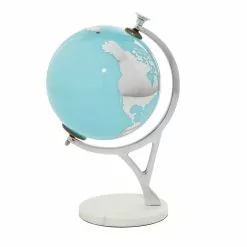 Grayson Lane 13-in X 8-in Modern Globe - Blue Ceramic