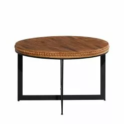 Grayson Lane 16-in X 30-in Industrial Coffee Table - Brown Wood -GRAYSON LANE SHOP 330861670 AlternateImage5