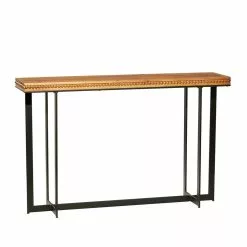 Grayson Lane 52-in X 33-in Industrial Console Table - Brown Wood 9 Grayson Lane 52-in X 33-in Industrial Console Table - Brown Wood -GRAYSON LANE SHOP 330861693 MainImage 001