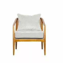 Grayson Lane 25-in X 29-in Contemporary Accent Chair - Brown Wood -GRAYSON LANE SHOP 330861708 AlternateImage5