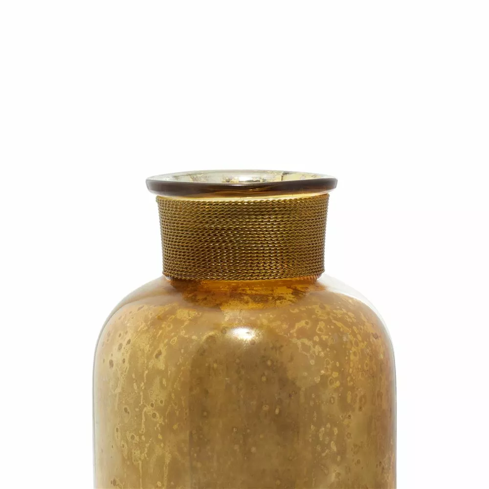 Grayson Lane Set Of 3 7-in, 6-in, 5-in Glam Decorative Jar -s - Gold Glass - 2 Grayson Lane Set Of 3 7-in, 6-in, 5-in Glam Decorative Jar -s - Gold Glass - - Image 2