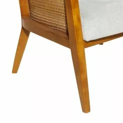 Grayson Lane 27-in X 27-in Contemporary Accent Chair - Brown Wood -GRAYSON LANE SHOP 330861768 AlternateImage4