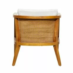 Grayson Lane 27-in X 27-in Contemporary Accent Chair - Brown Wood -GRAYSON LANE SHOP 330861768 AlternateImage7