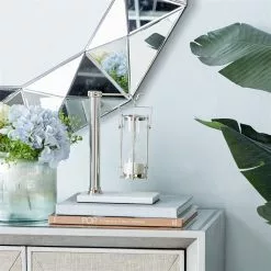 Grayson Lane 10-in X 7-in X 4-in Glam Timer - Silver Brass -GRAYSON LANE SHOP 330861799 AlternateImage1