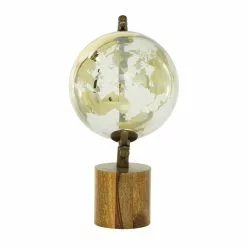 Grayson Lane 15-in X 8-in Globe - Gold And Wood 12 Grayson Lane 15-in X 8-in Globe - Gold And Wood -GRAYSON LANE SHOP 330861834 AlternateImage4