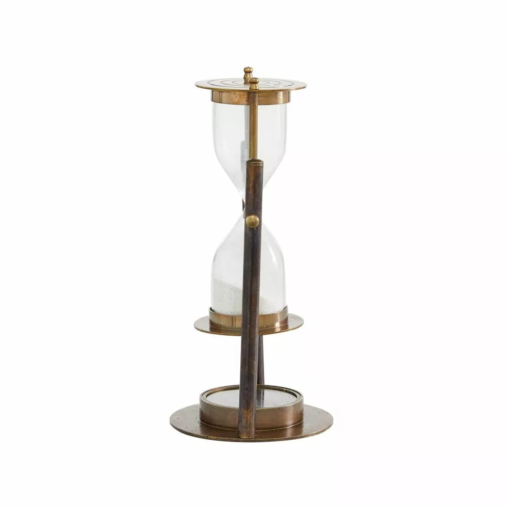 Grayson Lane 8-in X 4-in X 4-in Traditional Timer - Bronze Brass 4 Grayson Lane 8-in X 4-in X 4-in Traditional Timer - Bronze Brass - Image 4