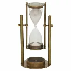 Grayson Lane 8-in X 4-in X 4-in Traditional Timer - Bronze Brass