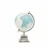 Grayson Lane 13-in X 8-in Traditional Globe - Turquoise Aluminum