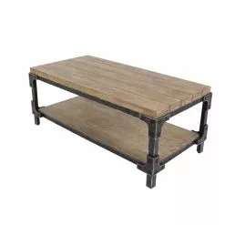 Grayson Lane Brown Wood Coffee Table