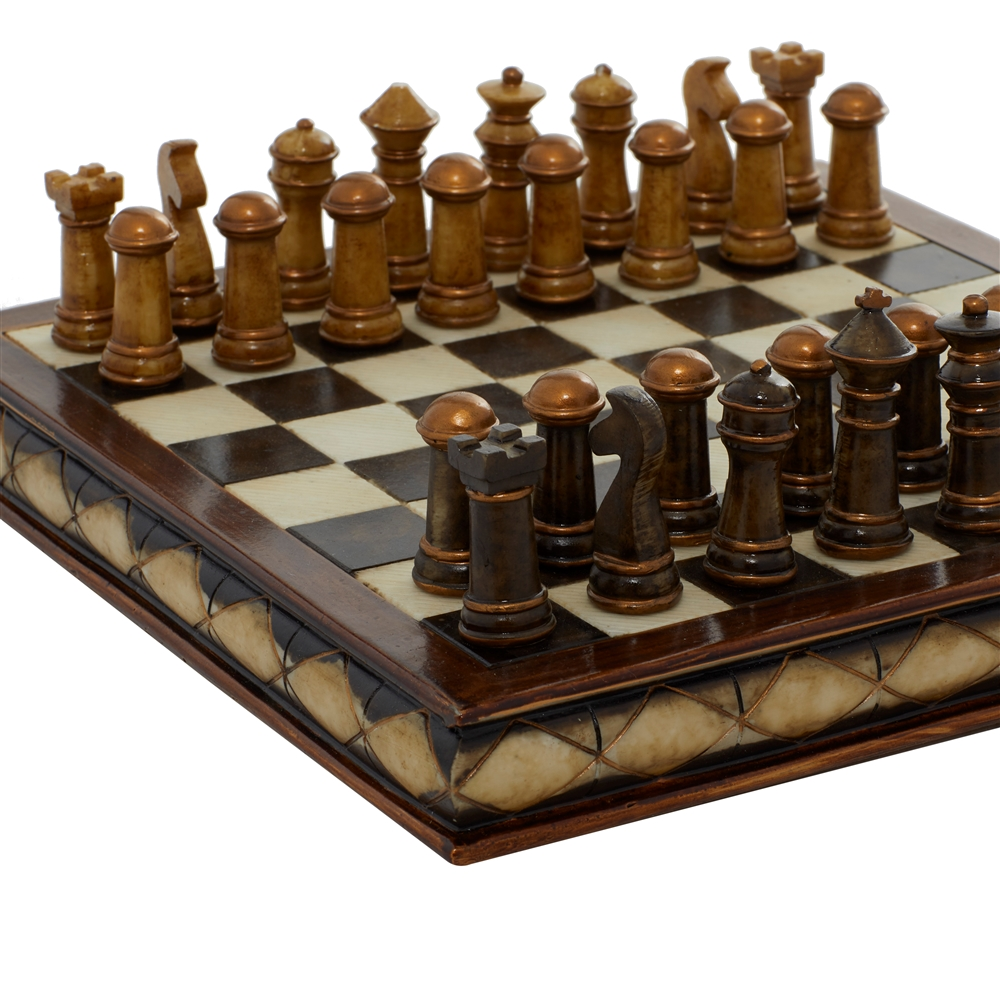 Grayson Lane 3-in X 10-in Chess Board Game 2 Grayson Lane 3-in X 10-in Chess Board Game - Image 2