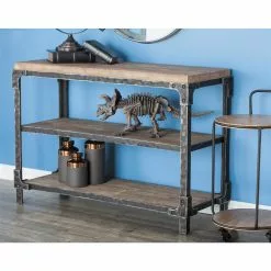 Grayson Lane Wood Industrial Console Table -GRAYSON LANE SHOP 330862005 AlternateImage1