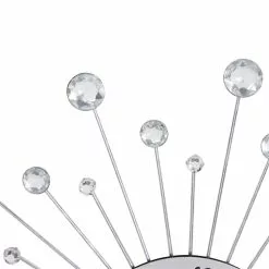 Grayson Lane 15-in X 15-in Silver Analogue Round Wall Standard Clock -GRAYSON LANE SHOP 330862007 AlternateImage4