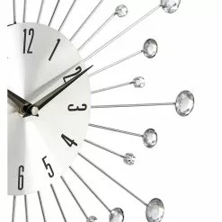 Grayson Lane 15-in X 15-in Silver Analogue Round Wall Standard Clock -GRAYSON LANE SHOP 330862007 AlternateImage5