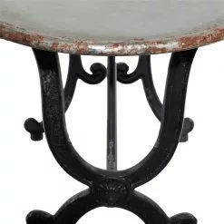 Grayson Lane Metal Farmhouse Console Table - Grey