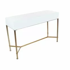 Grayson Lane Wood Glam Console Table
