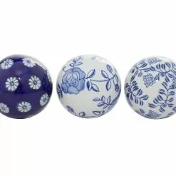 Grayson Lane 6-Piece 3.15-in X 3.15-in Blue Contemporary Orbs And Vase Filler