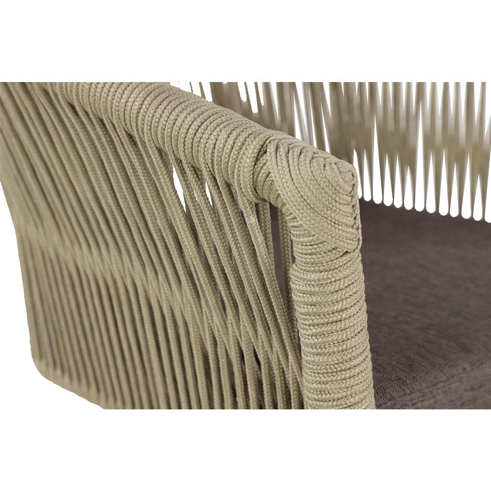 Grayson Lane Grey Bar Height (27-in To 35-in) Upholstered Bar Stool 4 Grayson Lane Grey Bar Height (27-in To 35-in) Upholstered Bar Stool - Image 4