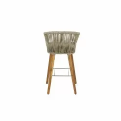 Grayson Lane Grey Bar Height (27-in To 35-in) Upholstered Bar Stool