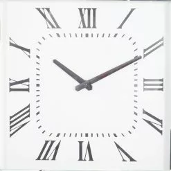 Grayson Lane 20-in X 2-in Silver Analogue Square Wall Standard Clock -GRAYSON LANE SHOP 330862152 AlternateImage4