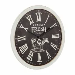Grayson Lane 23.5-in X 23.5-in Black Analogue Round Wall Standard Clock -GRAYSON LANE SHOP 330862159 AlternateImage5