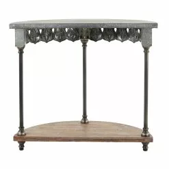 Grayson Lane Grey Metal Farmhouse Console Table -GRAYSON LANE SHOP 330862169 AlternateImage7
