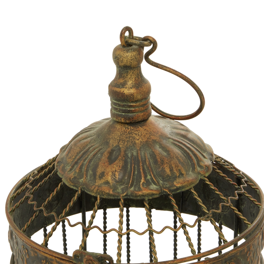 Grayson Lane 2-Piece 24-in X 9-in Bronze Classic Birdcage 2 Grayson Lane 2-Piece 24-in X 9-in Bronze Classic Birdcage - Image 2