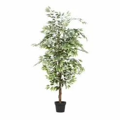 Grayson Lane 73-in Green Artificial Ficus Tree