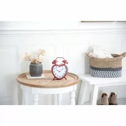 Grayson Lane 8-in X 6.5-in Red Analogue Novelty Tabletop Standard Clock 7 Grayson Lane 8-in X 6.5-in Red Analogue Novelty Tabletop Standard Clock -GRAYSON LANE SHOP 330862242 AlternateImage1