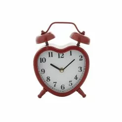 Grayson Lane 8-in X 6.5-in Red Analogue Novelty Tabletop Standard Clock 9 Grayson Lane 8-in X 6.5-in Red Analogue Novelty Tabletop Standard Clock -GRAYSON LANE SHOP 330862242 AlternateImage5