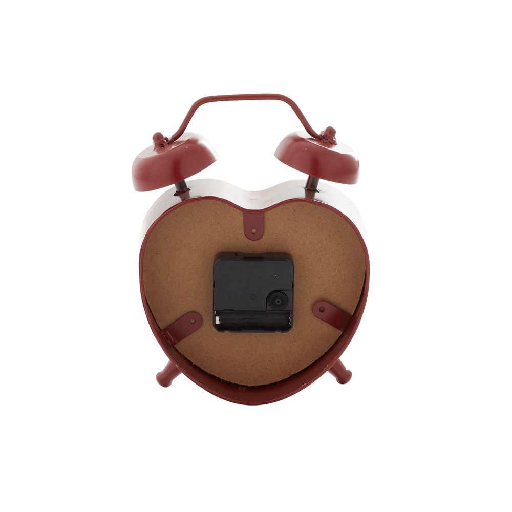 Grayson Lane 8-in X 6.5-in Red Analogue Novelty Tabletop Standard Clock 4 Grayson Lane 8-in X 6.5-in Red Analogue Novelty Tabletop Standard Clock - Image 4