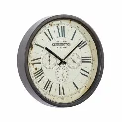Grayson Lane 14-in X 14-in Brown Analogue Round Wall Standard Clock -GRAYSON LANE SHOP 330862302 AlternateImage5