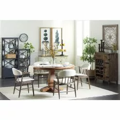 Grayson Lane 14-in X 14-in Brown Analogue Round Wall Standard Clock -GRAYSON LANE SHOP 330862302 AlternateImage8