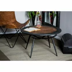 Grayson Lane Grey Teak And Metal Coffee Table -GRAYSON LANE SHOP 330862329 AlternateImage2