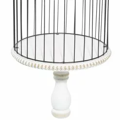 Grayson Lane 1-Piece 44-in X 14-in White American Colonial Birdcage