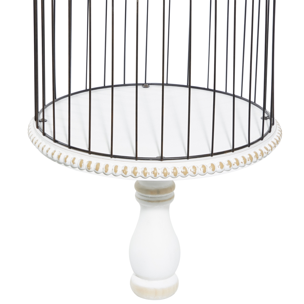 Grayson Lane 1-Piece 44-in X 14-in White American Colonial Birdcage 1 Grayson Lane 1-Piece 44-in X 14-in White American Colonial Birdcage