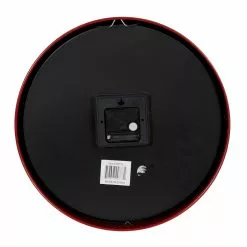 Grayson Lane 14-in X 14-in Red Analogue Round Wall Standard Clock