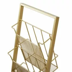 Grayson Lane 1-Piece 34-in X 10-in Gold Contemporary Magazine Rack Holder 9 Grayson Lane 1-Piece 34-in X 10-in Gold Contemporary Magazine Rack Holder -GRAYSON LANE SHOP 330862444 AlternateImage3