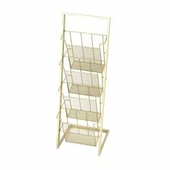 Grayson Lane 1-Piece 34-in X 10-in Gold Contemporary Magazine Rack Holder 13 Grayson Lane 1-Piece 34-in X 10-in Gold Contemporary Magazine Rack Holder -GRAYSON LANE SHOP 330862444 AlternateImage4
