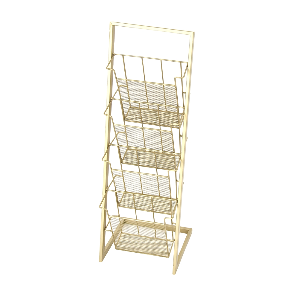 Grayson Lane 1-Piece 34-in X 10-in Gold Contemporary Magazine Rack Holder 7 Grayson Lane 1-Piece 34-in X 10-in Gold Contemporary Magazine Rack Holder - Image 7