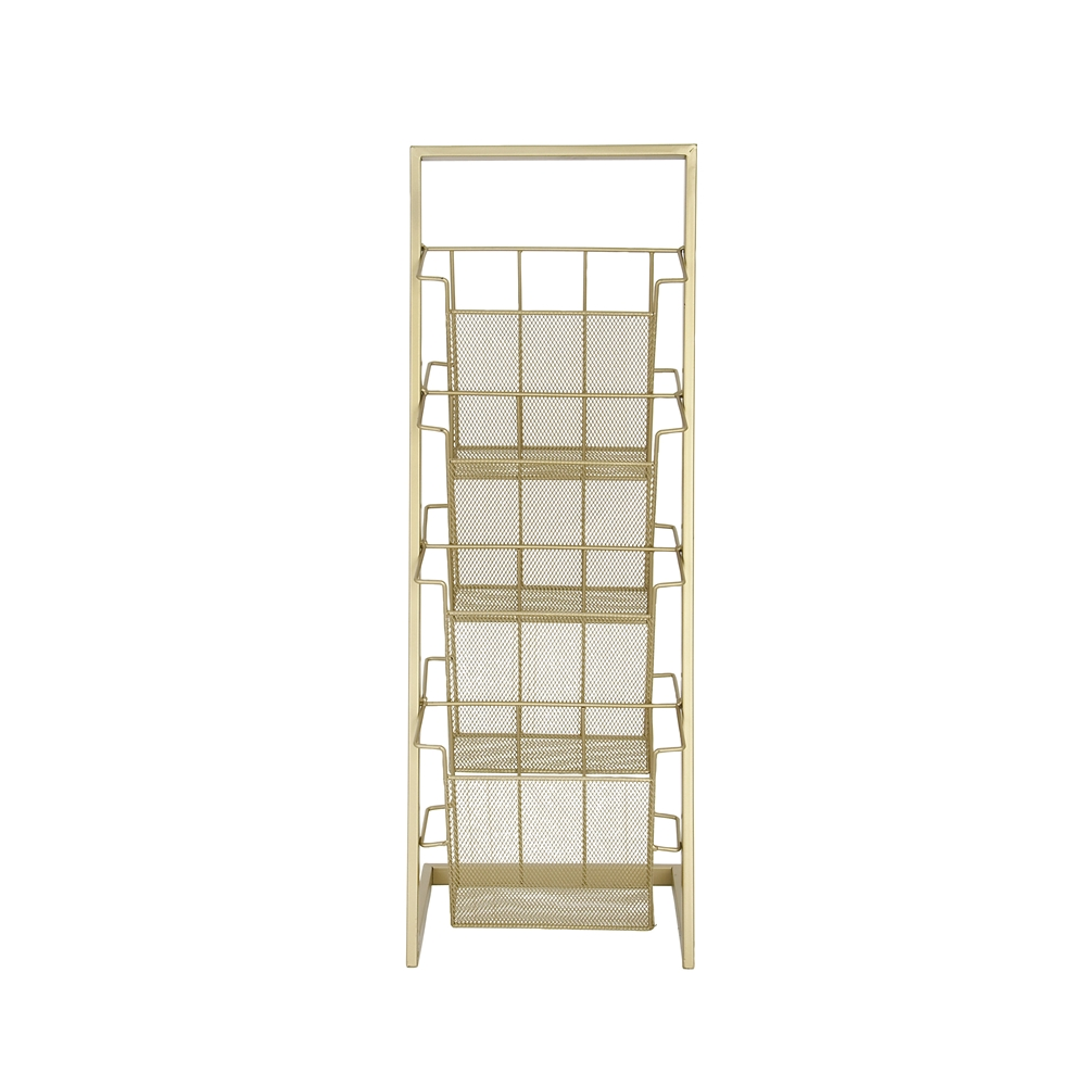 Grayson Lane 1-Piece 34-in X 10-in Gold Contemporary Magazine Rack Holder 2 Grayson Lane 1-Piece 34-in X 10-in Gold Contemporary Magazine Rack Holder - Image 2