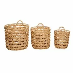 Grayson Lane Brown Sea Grass Storage Baskets - Set Of 3 -GRAYSON LANE SHOP 330862474 AlternateImage5