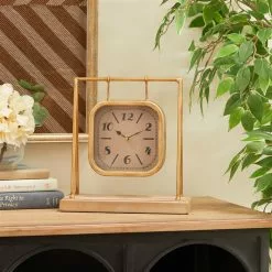 Grayson Lane Gold Analog Square Tabletop Clock 13 Grayson Lane Gold Analog Square Tabletop Clock -GRAYSON LANE SHOP 330862475 AlternateImage1