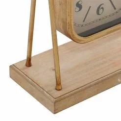 Grayson Lane Gold Analog Square Tabletop Clock 11 Grayson Lane Gold Analog Square Tabletop Clock -GRAYSON LANE SHOP 330862475 AlternateImage3