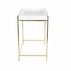 Grayson Lane Gold And White Modern Console Tables - Set Of 2 -GRAYSON LANE SHOP 330862489 AlternateImage6