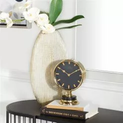 Grayson Lane Analog Gold Round Tabletop Clock 9 Grayson Lane Analog Gold Round Tabletop Clock -GRAYSON LANE SHOP 330862496 AlternateImage1