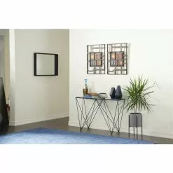 Grayson Lane Glass Modern Console Table