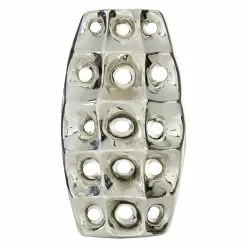 Grayson Lane Modern Silver Ceramic Vase -GRAYSON LANE SHOP 330862535 MainImage 001