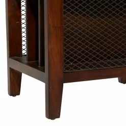 Grayson Lane Brown Wood Magazine Rack